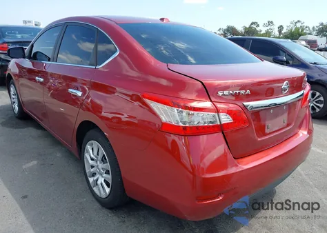 2015 Nissan Sentra Fe+ S/S/Sl/Sr/Sv из США, поврежденный, VIN 3N1AB7AP9FL656831